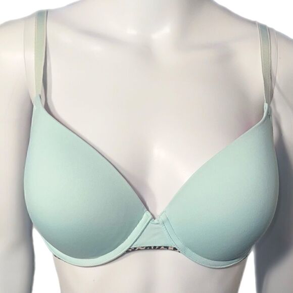 VS PINK Wear Everywhere Light Blue Push-Up Bra - Picture 3 of 12